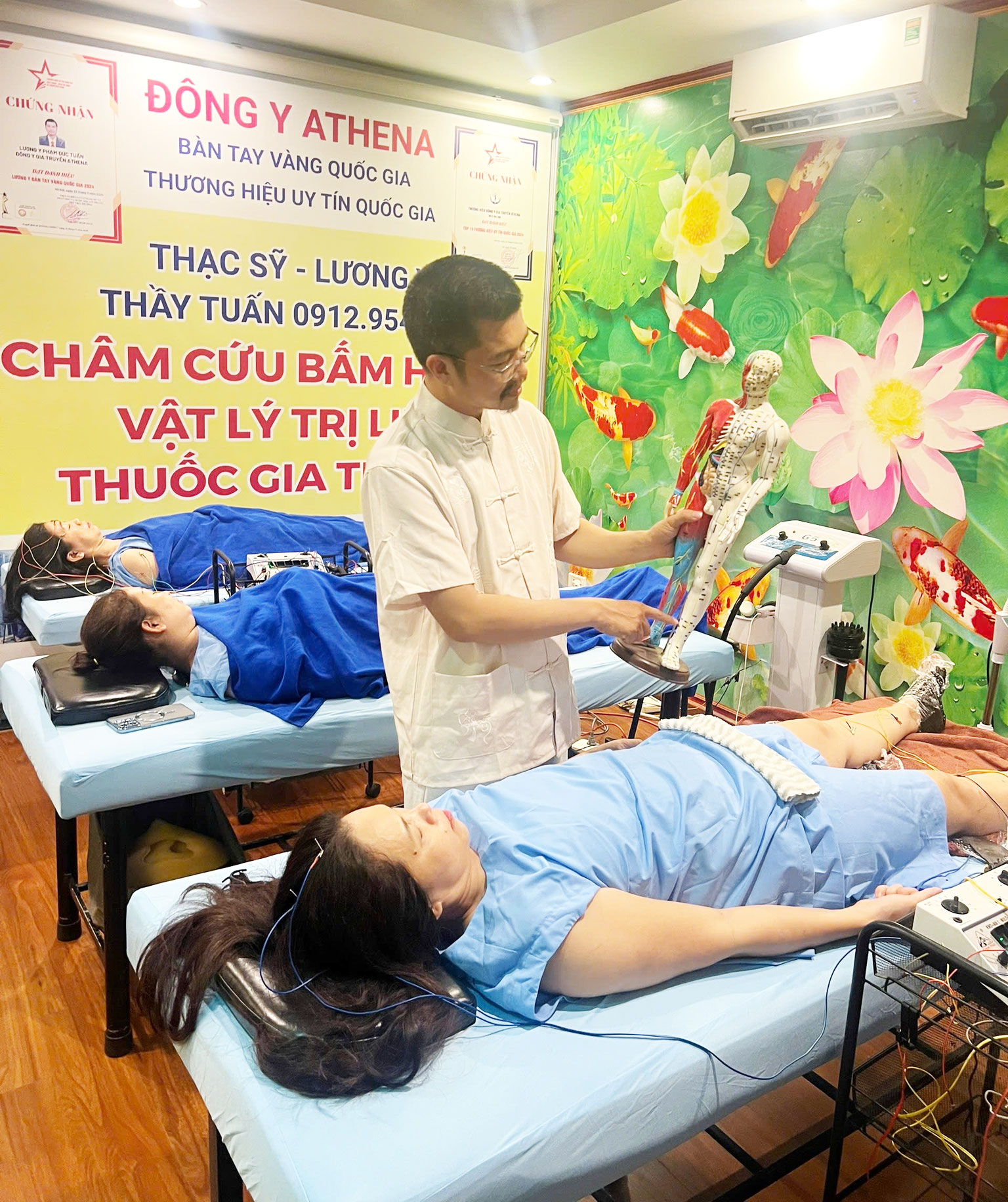 Châm cứu chữa đau vai gáy, đau lưng, thần kinh tọa tại Hà Nội