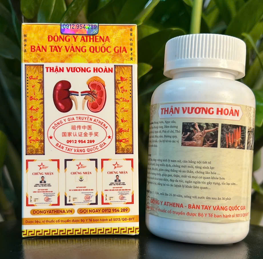 Thận Vương Hoàn Athena – Giải pháp "vàng" hồi sinh chức năng thận từ thảo dược quý.